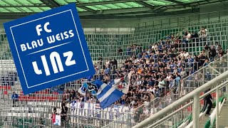 SK Rapid Wien II  FC Blau Weiss Linz  Auswärtssupport BLAU WEISS  2Liga  260523 [upl. by Noll]