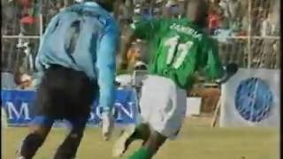 Kalusha Bwalya aged 41 scoes Goal vs Liberia [upl. by Haleak950]