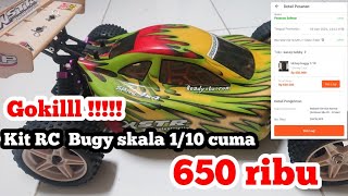 Review HSP Xstr rc car buggy 110 [upl. by Nomelif286]