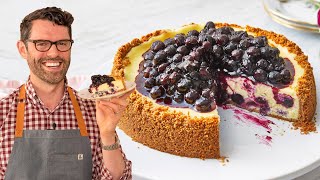 Amazing Blueberry Cheesecake Recipe [upl. by Wyatt]