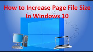 How to Increase Page File Size in Windows 10 [upl. by Candra475]