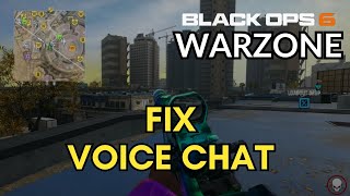 How to Fix Game Voice Chat amp Mic Not Working in COD Warzone [upl. by Elac]