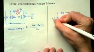 strom und spannungsrichtiges Messen [upl. by Aniryt]