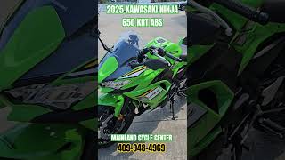 2025 KAWASAKI NINJA 650 KRT ABS WALKAROUND motorcycle sportsbike 650 KRT ninja teamgreen [upl. by Retsehc232]