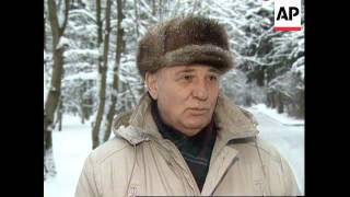 RUSSIA MIKHAIL GORBACHEVS RESPONSE TO BORIS YELTSINS ILLNESS [upl. by Aiz761]