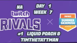 FORTNITE SUMMER SKIRMISH WEEK7 GROUP2 DAY1 NA FT NINJATFUE [upl. by Rebekah]