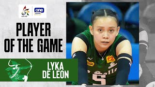 Lyka De Leon ANCHORS DLSU defense vs FEU 🏹  UAAP SEASON 86 WOMENS VOLLEYBALL  HIGHLIGHTS [upl. by Eiclud]