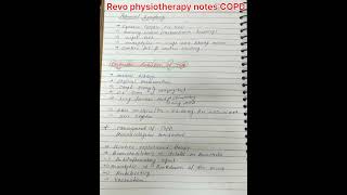 COPD chronic obstructive pulmonary disease notes with digram viral video mbbsbpt easy language [upl. by Nylsaj315]