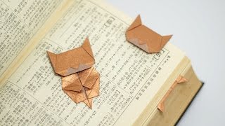 Origami Cat Bookmark Jo Nakashima [upl. by Brooks]