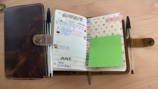 How I Plan in my Pocket Moleskine Weekly  Flip Through  Planner Chat 💭 [upl. by Nahgen]