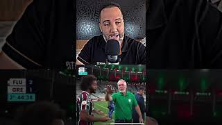 Discussão entre Marcelo e Mano Menezes futebol fluminense futebolbrasileiro manomenezes shorts [upl. by Birdella]