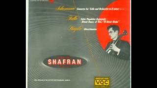 Schumann Cello Concerto  I Shafran cello Kondrashin conductor [upl. by Malony86]