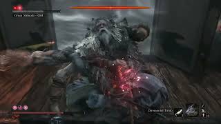 Sekiro Resurrection  Great Shinobi Owl No hit Charmless Demon Bell [upl. by Acile]