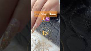 Trending nails  Shri ram nailart inspo  VIJAYDASHAMI 🏹🙏🏻🕉️ viralvideo trending reels trend [upl. by Farrington]