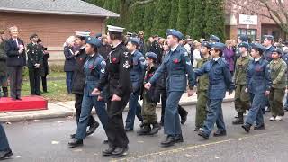 Kanata Remembrance Day Ceremony March Off 2024 [upl. by Draillih]