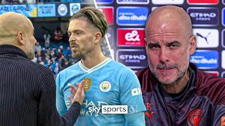 I do it for the cameras For my ego 🙄  Pep RESPONDS to treatment of Jack Grealish [upl. by Lilahk897]