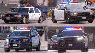 LAPD Responding Code 3 Compilation 27 [upl. by Supat]