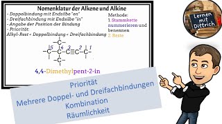 Nomenklatur der Alkene und Alkine [upl. by Ulrika]