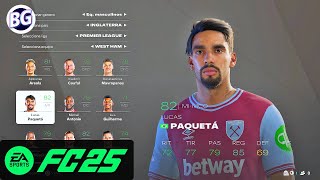 EA FC 25 Faces and Ratings of West Ham Players  4K 60fps [upl. by Iaras]