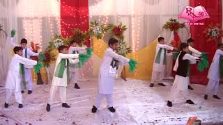 Child performance 14 Agust  Milli Naghma Tablo  Pakistan Qomi Tarana  Tablo For School Function [upl. by Ardnaxila]