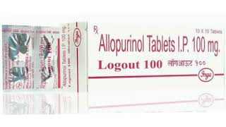 Logout 100 Tablets Allopurinol Tablets IP 100 mg [upl. by Annohs507]