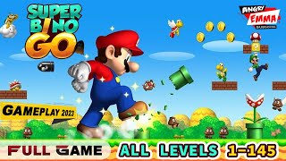 Super Bino Go  FULL GAME ALL Levels 1145  Gameplay 2023 [upl. by Leahcimauhsoj]