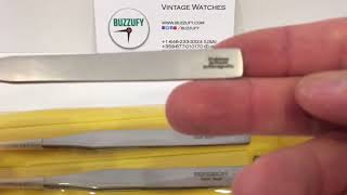 Bergeon 7024AA Stainless Steel Watchmaker Tools Tweezers 120 mm [upl. by Ainslie]