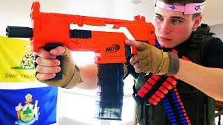 Nerf War Brother Vs Brother 2 [upl. by Fredkin393]