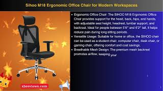 Sihoo M18 Ergonomic Office Chair for Modern Workspaces [upl. by Atirahc561]