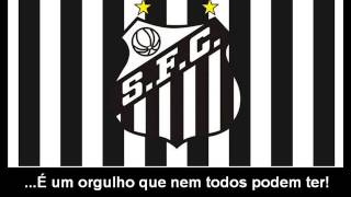 Hino do Santos Letra [upl. by Pillyhp887]