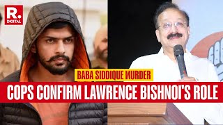 Baba Siddique Death Mumbai Police Confirms Role Of Lawrence Bishnoi [upl. by Joela]