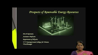 Prospects of Renewable Energy Resources [upl. by Amapuna]