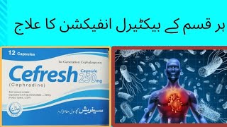 Cephradine 250mg uses in UrduHindi l Cefresh tablet uses in Urdu l Antibiotic tablet [upl. by Walcoff115]