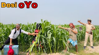 Must watch Desi OyO Village funny comedy video  Bindas fun Nonstop [upl. by Llerdnam]