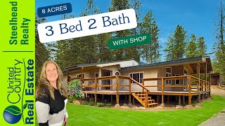 Home and shop on 8 acres for sale in Orofino Idaho SOLD [upl. by Rosalynd751]