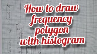 How to draw frequency polygon with histogram  CL11 CH6GRAPHICAL PRESENTATION ECONOMICS NBSE [upl. by Baudin]