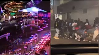 Adolescentes afroamericanos crearon pánico y caos en el Bayside Marketplace de Miami [upl. by Eahsat]