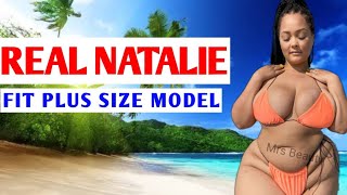 Real Natalie Curvy Plus Size Model ✅Brand Ambassador  Curvy Models  Biography wiki lifestyle [upl. by Charlean]