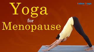 Yoga Routine for Menopause  Yoga practice for hot flashes symptoms  Yoga for women  Mysore India [upl. by Silvana102]