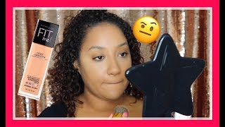 MAYBELLINE DEWY amp SMOOTH FOUNDATION REVIEW amp WEAR TEST [upl. by Bathsheb699]