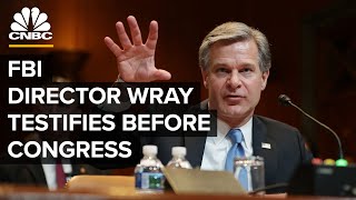 FBI Director Christopher Wray testifies at oversight hearing — 071223 [upl. by Maxa289]