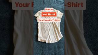 How to keep your favorite tshirt from shrinking shorts [upl. by Murial113]