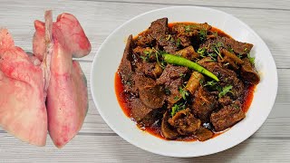 Bakre ka Fefada Recipe in Hindi 🐐🐐  बकरे का फेफड़ा बनाने का तरीका  मटन फेप्सा रेसिपी  Phepsa 😋👌 [upl. by Mignon976]