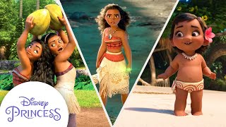 The Journey of Moana  Disney Princess [upl. by Anoynek]