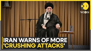 Iran Attacks Israel Iran Threatens Of More Crushing Attacks If Israel Dares to Retaliate  WION [upl. by Eellek]