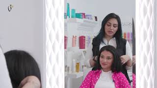 Kerastase Hair Treatment Tutorial by Reena Buhasan and Shoug Alhadi [upl. by Bigler]