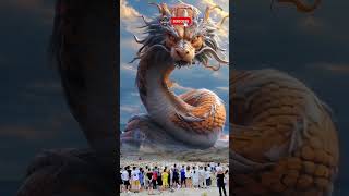 wow the dragon is really big animals mythical mythicalcreatures dragon yearofyou [upl. by Einreb661]