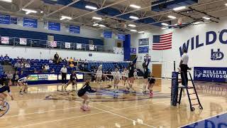 Hilliard Davidson highlights vs Upper Arlington volleyball [upl. by Ecad619]