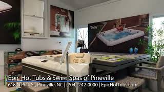 Epic Hot Tubs amp Swim Spas of Pineville  Virtual Tour [upl. by Ynelram]