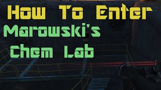 Fallout 4  How to Enter Marowskis Chem Lab [upl. by Ellegna]